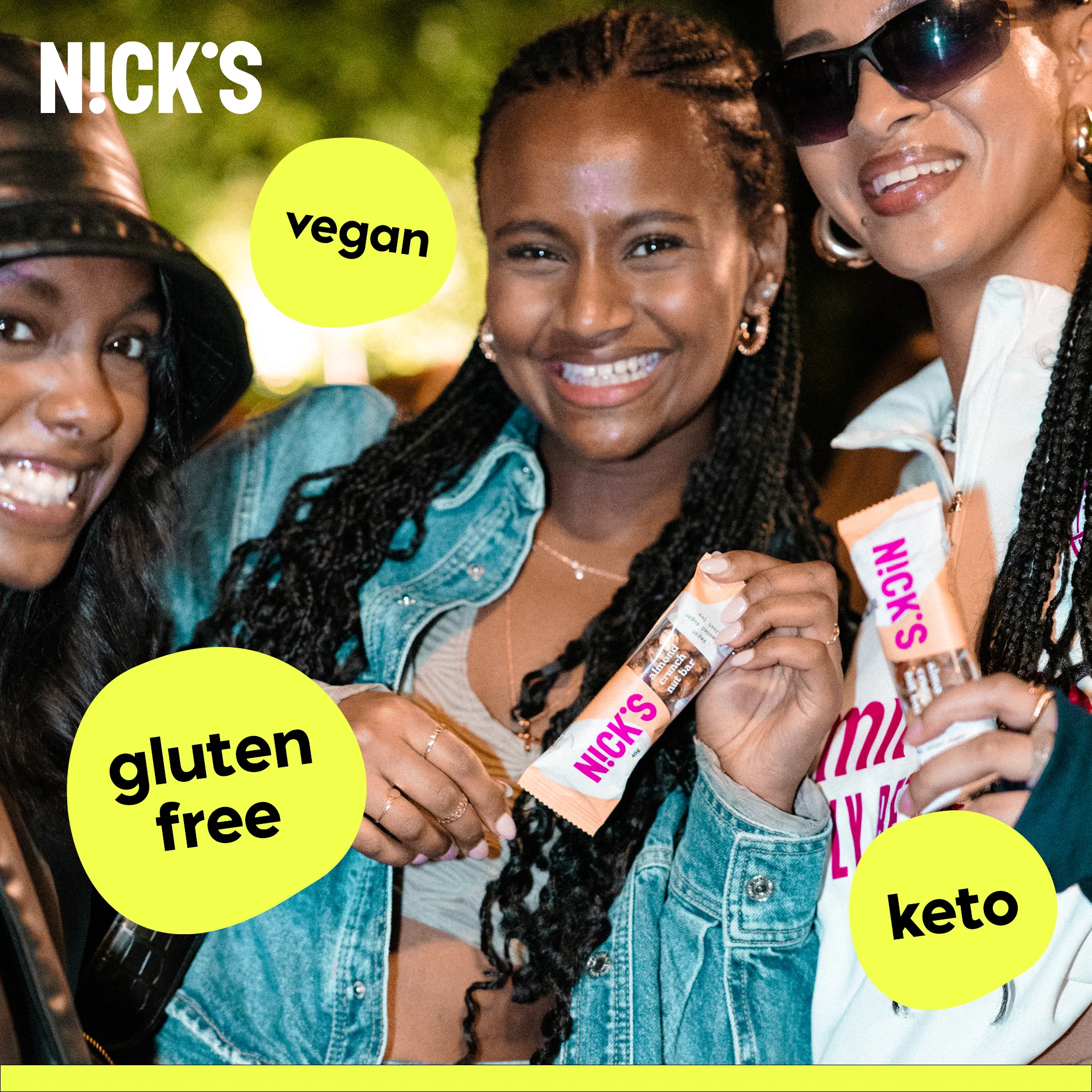 Nut bar almond crunch 12 x 40g - Image 3