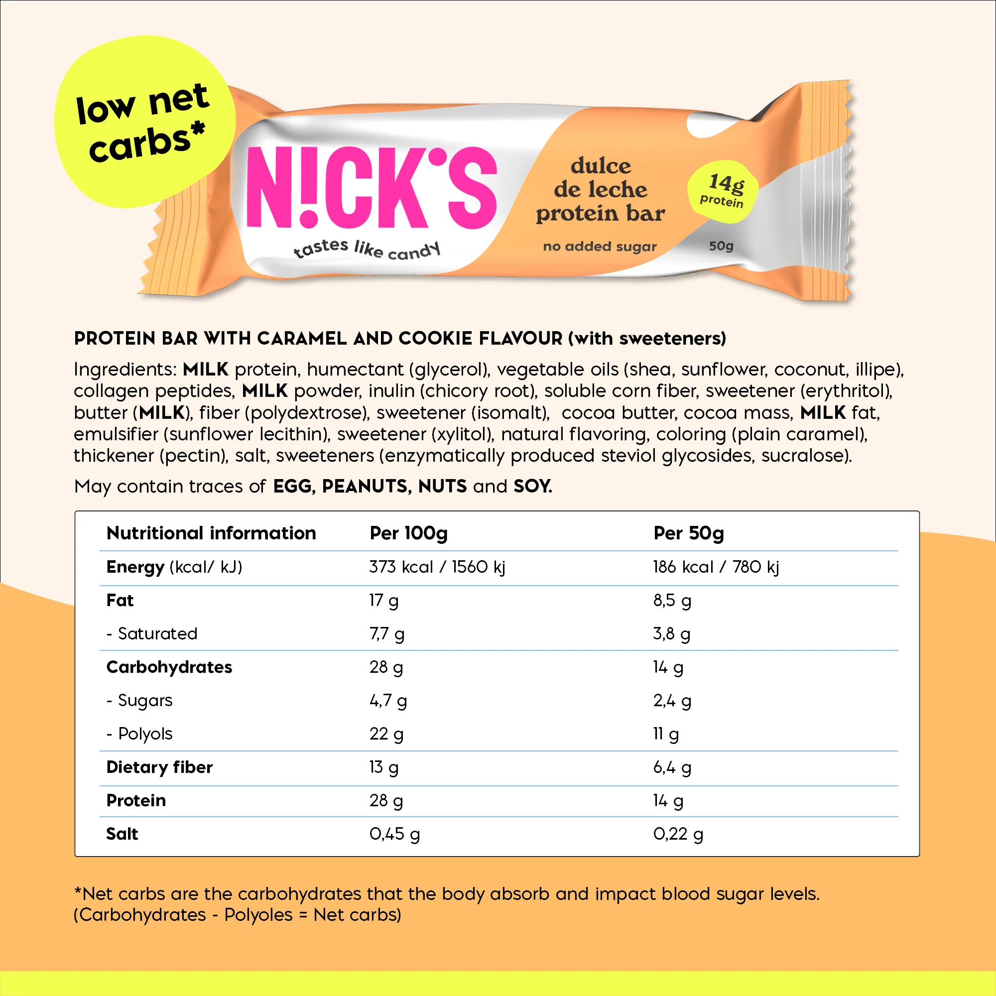 Protein bar dulce de leche 12 x 50g - Image 5